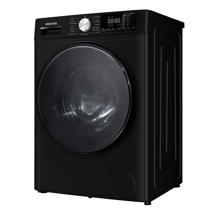 electriQ 8kg Wash 5kg Dry 1400rpm Washer Dryer - Black