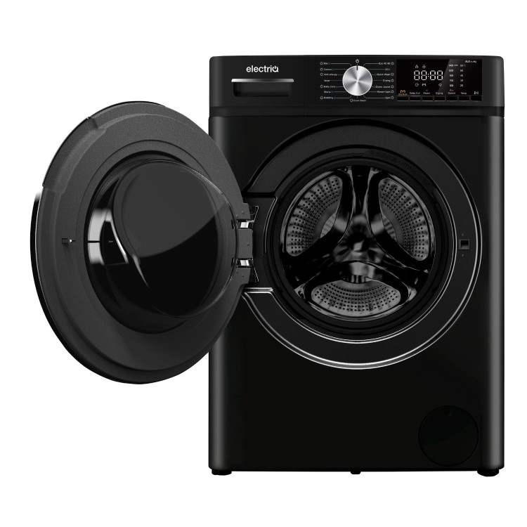 electriQ 8kg Wash 5kg Dry 1400rpm Washer Dryer - Black