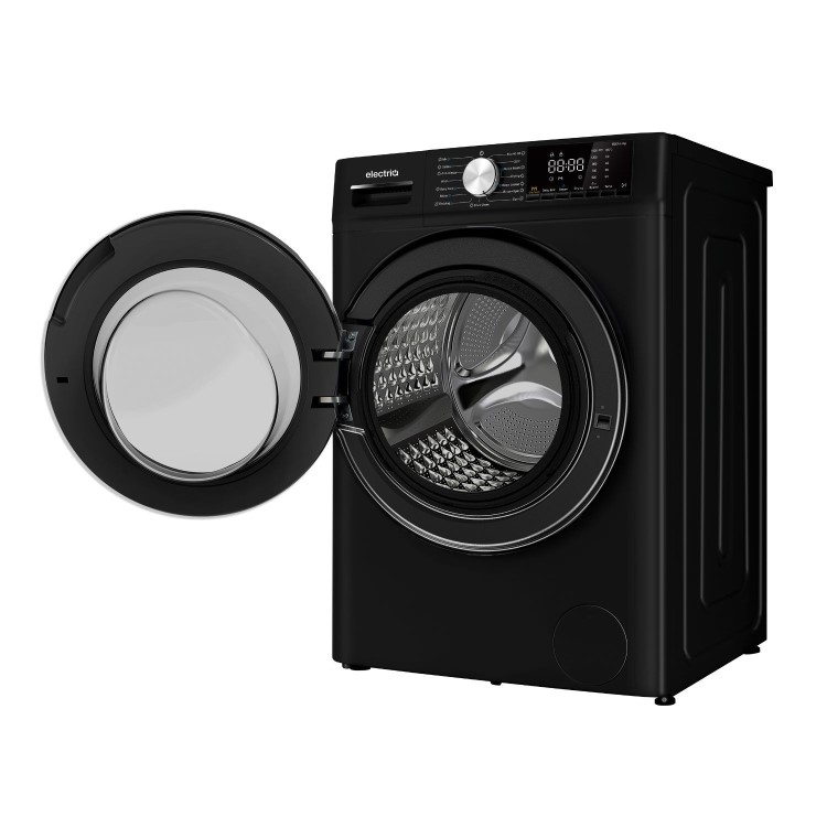 electriQ 8kg Wash 5kg Dry 1400rpm Washer Dryer - Black