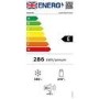 Refurbished electriQ eiQ84SBSFFINOX Freestanding 430 Litre Frost Free American Fridge Freezer Grey