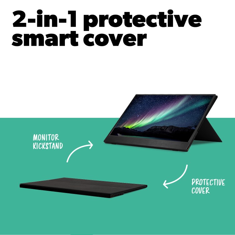 Refurbished electriQ eiQ-15UHDPM 15.6" IPS UHD 4K Portable Monitor