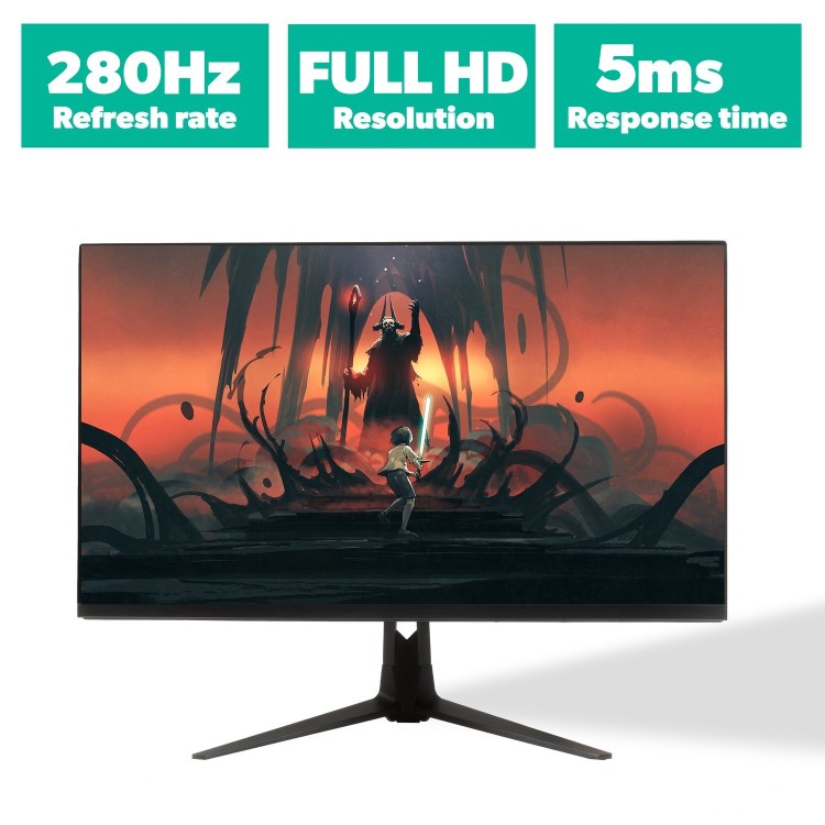 Refurbished electriQ 24" FHD 280Hz Gaming Monitor
