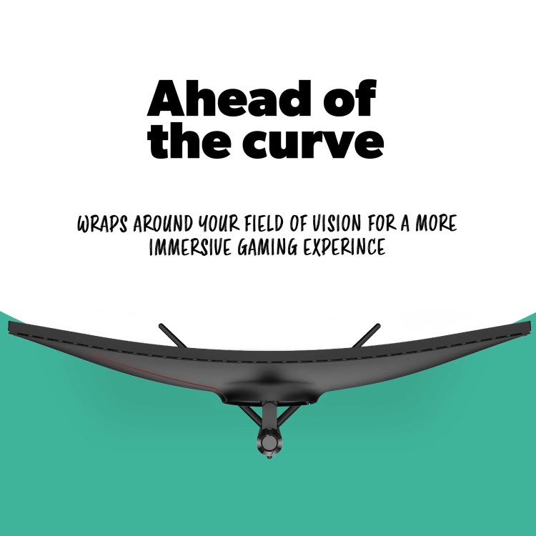 electriQ 30" VA Full HD UltraWide HDR 200Hz 1ms FreeSync Curved Gaming Monitor
