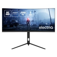 Refurbished electriQ 30" UltraWide HDR 200Hz FreeSync Gaming Monitor with Adjustable Stand