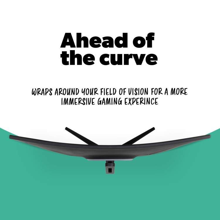 electriq 32" QHD HDR 165Hz FreeSync Curved Gaming Monitor