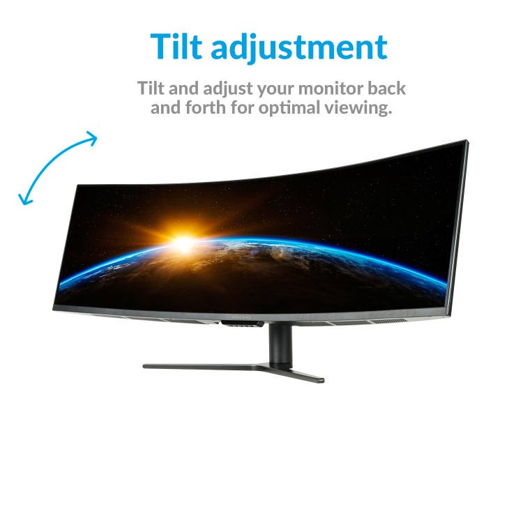 Refurbished electriQ 49" VA LCD FHD Super UltraWide 144Hz Curved Monitor