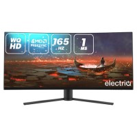Refurbished electriQ-34SUWD144FSHQ-V3 34" WQHD QLED 180Hz Curved Gaming Monitor