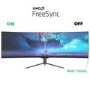 electriQ 43" Super UltraWide 120Hz Curved Monitor