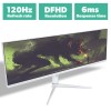 Refurbished electriQ 43&quot; Double FHD 120hz Super UltraWide Monitor without Stand