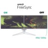 Refurbished electriQ 43&quot; Double FHD 120hz Super UltraWide Monitor without Stand