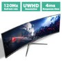 electriQ 49" QLED UWQHD 120Hz Super UltraWide Curved Monitor