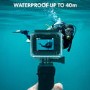 4K 60 FPS Wifi Dual Screen Waterproof Sports Action Camera - Anti Shake Technology and Full Accessory Kit