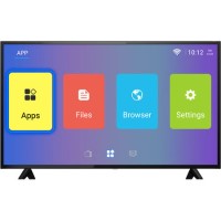 GRADE A2 - electriQ 55" 4K Ultra HD HDR LED Android Smart LED TV with Freeview HD