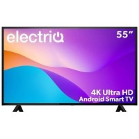 Refurbished electriQ 55" 4K Ultra HD with HDR LED Freeview HD Android Smart TV