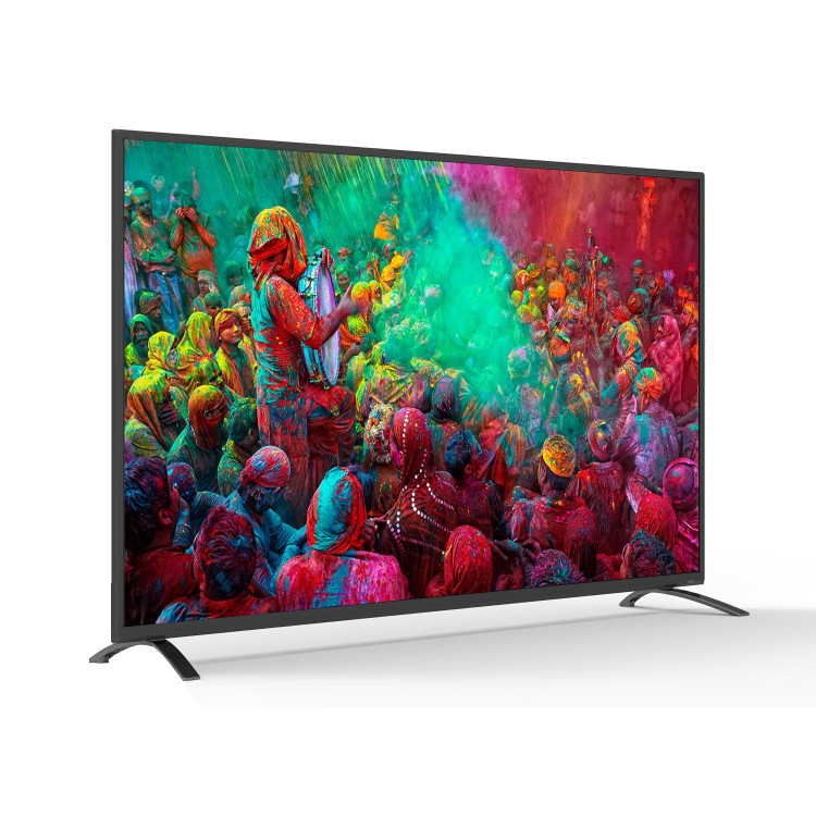 Refurbished electriQ 65" 4K Ultra HD with HDR LED Freeview HD Android Smart TV