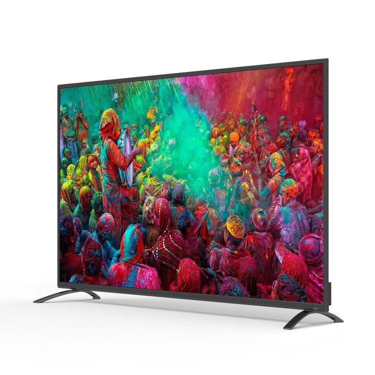 Refurbished electriQ 65" 4K Ultra HD with HDR LED Freeview HD Android Smart TV