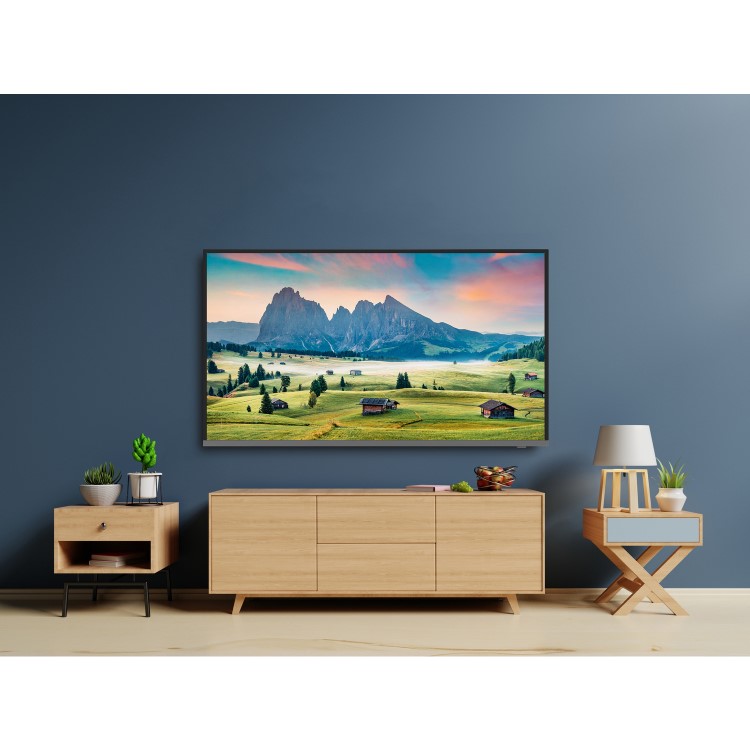 GRADE A3 - electriQ 65" 4K Ultra HD HDR LED Android Smart TV with Freeview HD