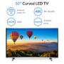 electriQ 65" Curved 4K Ultra HD Android Smart HDR LED TV with Freeview HD
