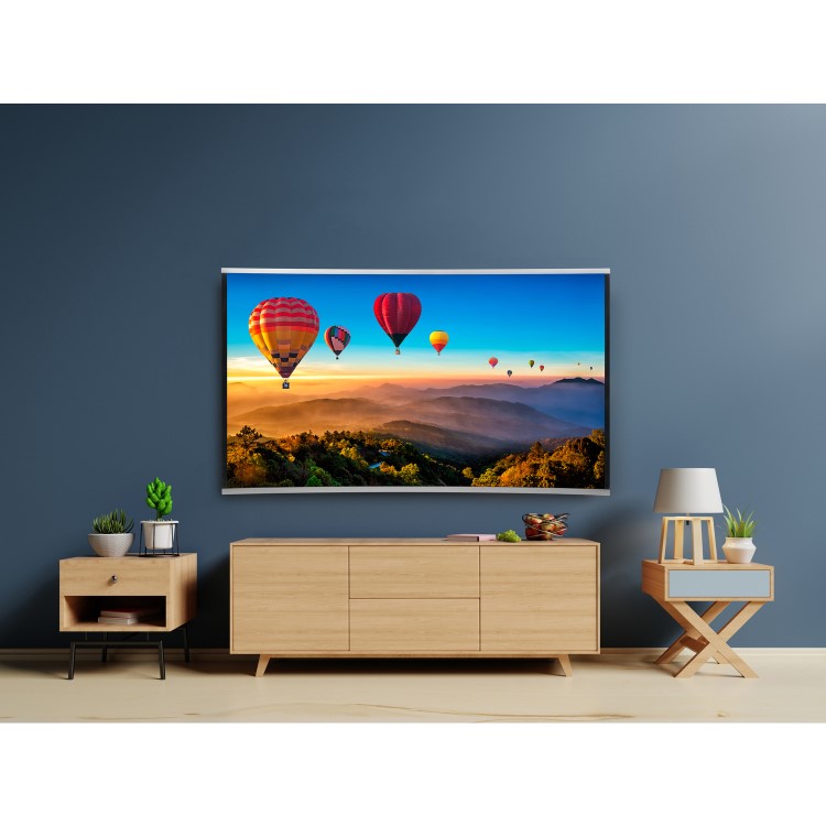 electriQ 65" Curved 4K Ultra HD Android Smart HDR LED TV with Freeview HD