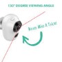 electriQ Full 1080p HD Outdoor Wireless Battery Camera with Mount