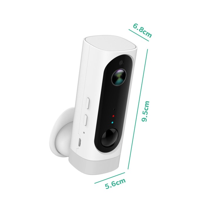 GRADE A2 - electriQ 720p HD Wireless Battery Camera with Mount