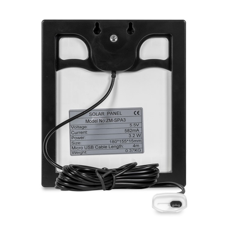 electriQ Solar Power Panel for standalone Cameras