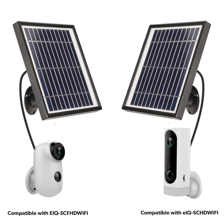 electriQ Solar Power Panel for standalone Cameras