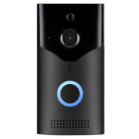 electriQ 1080p HD Wireless Video Doorbell Camera Gen 2 with Intercom & Chime - Black