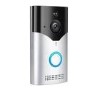 electriQ 720p HD Wireless Video Doorbell Camera Gen 1 with Intercom & Chime - Silver