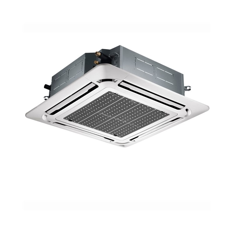 GRADE A1 - Super Slim 48000 BTU 14kW Toshiba GMCC Powered 4-Way Cassette Inverter Air Conditioner with Heat Pump