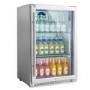 electriQ Single Door Outdoor Bottle Cooler - 118 Ltr Stainless Steel