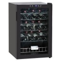eiQ130FSWINE electriQ 48 Bottle Capacity Freestanding Wine Cooler – Black