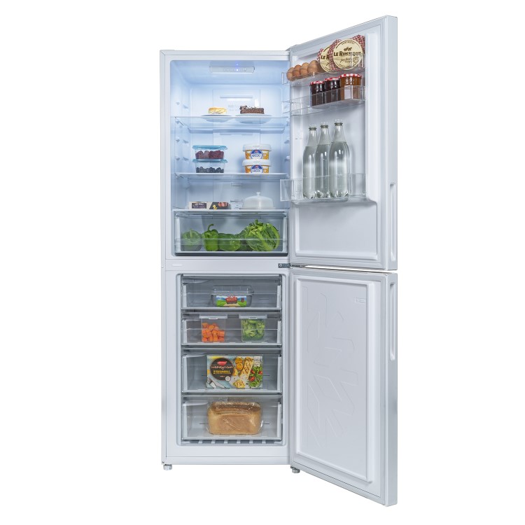 electriQ 419 Litre 50/50 Freestanding Fridge Freezer - White