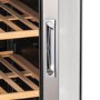 Refurbished electriQ eiQ201WINESS Freestanding 86 Bottle Wine Cooler Stainless Steel