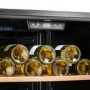 Refurbished electriQ eiQ201WINESS Freestanding 86 Bottle Wine Cooler Stainless Steel
