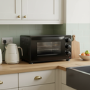 electriQ 23L Mini Oven with Air Fryer Function - Black