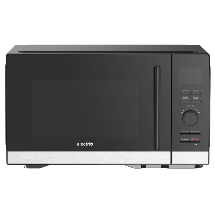 Refurbished electriQ eiQ26AIRMW 26L 900W Combination Microwave Oven & Air Fryer Black