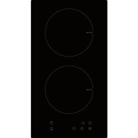GRADE A1 - electriQ 30cm Domino Two Zone Induction Hob Black - Plug in and go ! 