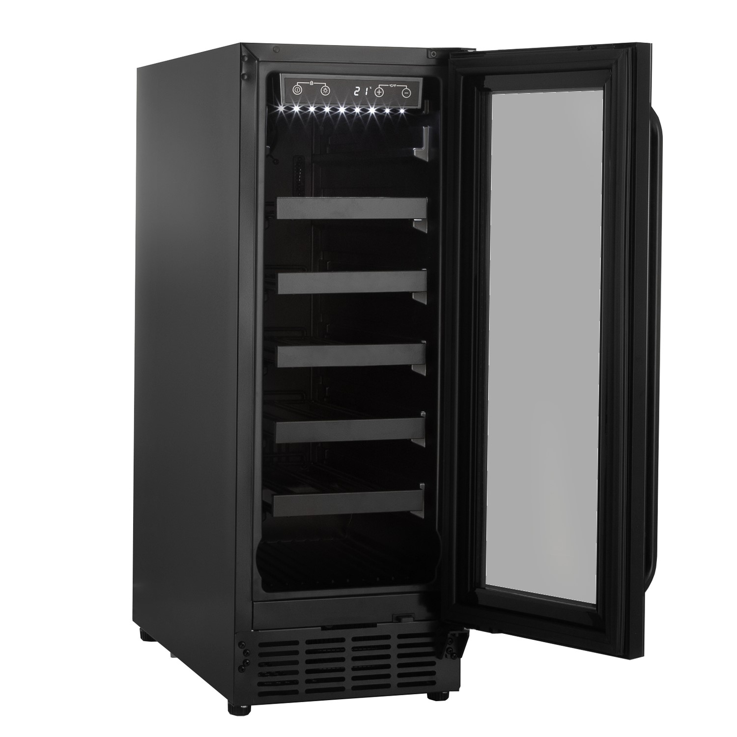 electriQ 18 Bottle Capacity 30cm Freestanding Under Counter Wine Cooler