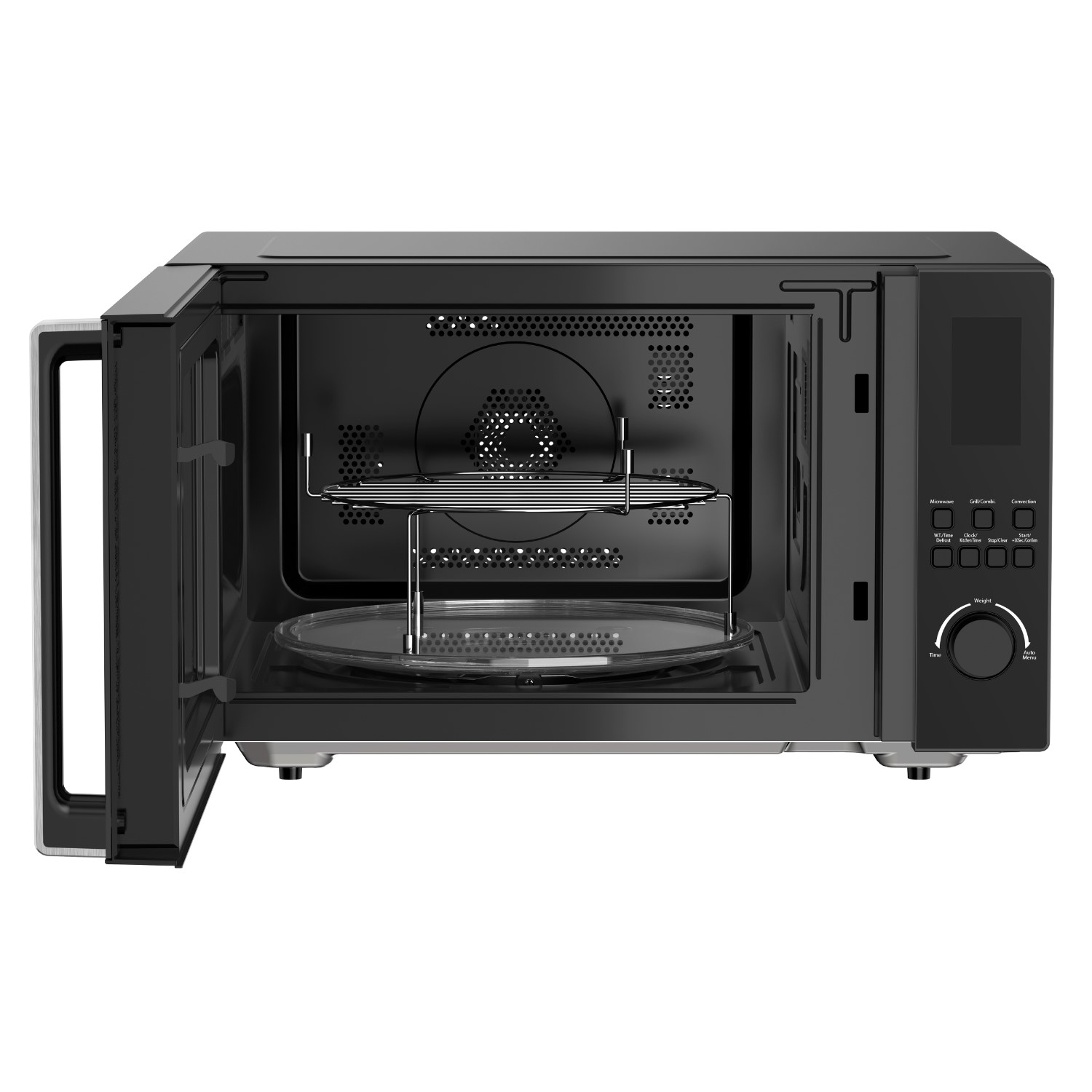 electriQ 42L Combination Microwave Oven & Grill - Black | electriQ