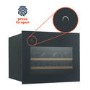 electriQ 28 Bottle In Column Wine Cooler - Black