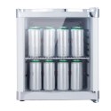 eiQ48DFCHWHT electriQ 48 Litre Drinks Fridge - White with Chrome Strips