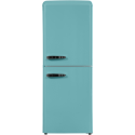 A1/eiQ50132RETROBTNF Refurbished 153 Litre 50/50 Retro Freestanding Fridge Freezer - Blue Total No Frost