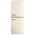 eiQ50132RETROCTNF electriQ 153 Litre 60/40 Retro Freestanding Fridge Freezer - Cream Total No Frost