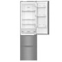 Refurbished electriQ eiQ54MDFFINOX Freestanding 282 Litre Frost Free Fridge Freezer Stainless Steel