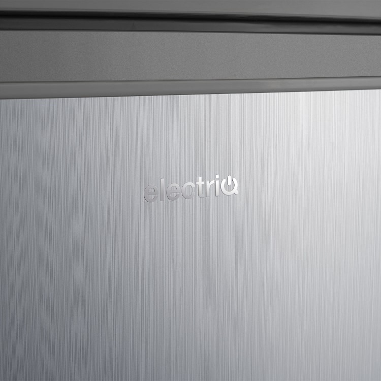electriQ 91 Litre Freestanding Under Counter Freezer - Silver