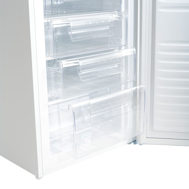 electriQ 91 Litre Freestanding Under Counter Freezer - White
