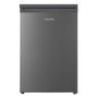 electriQ 127 Litre Freestanding Under Counter Larder Fridge - Silver