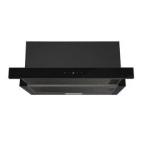 electriQ 60cm Telescopic Canopy Cooker Hood – Black