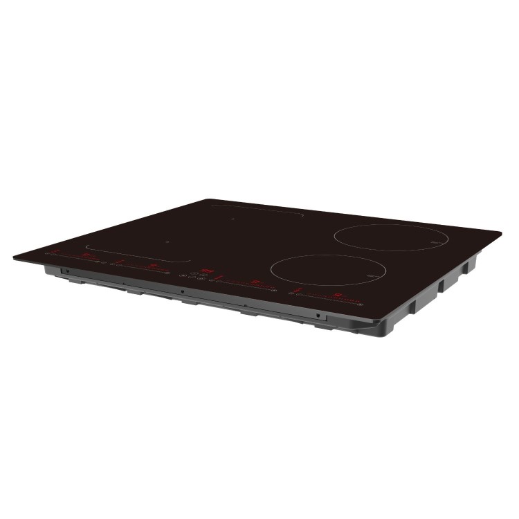 electriQ 60cm Induction Hob with Flex Zone - Black